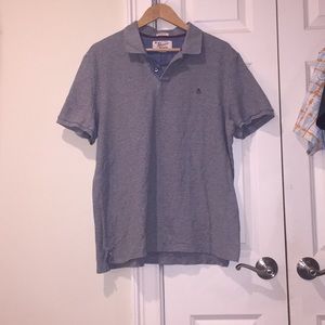 Grey Penguin polo shirt